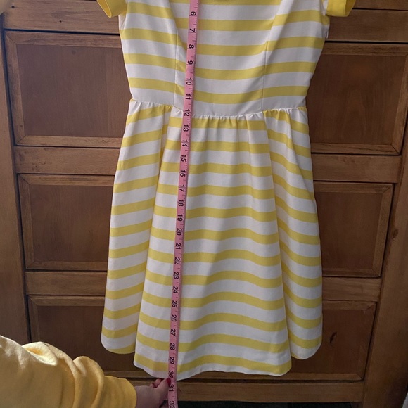 Ted Baker Yellow Striped Dress - Picture 5 of 8